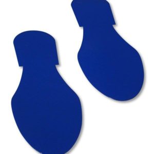 Empreinte pas adhésive bleu Empreinte pas adhésive bleu